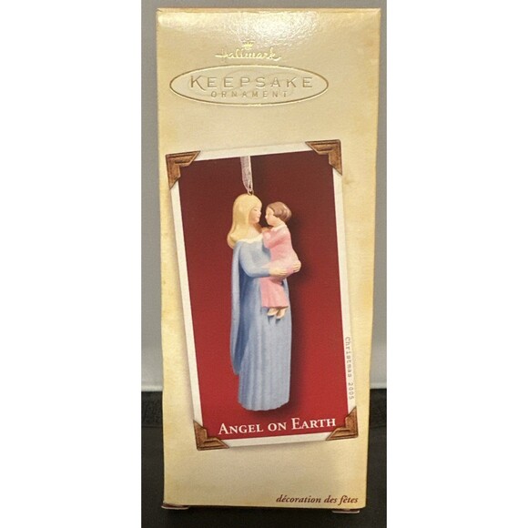 Angel on Earth Mother & Child Hallmark Christmas Ornament Keepsake 2005 QXG4372 - Picture 1 of 2